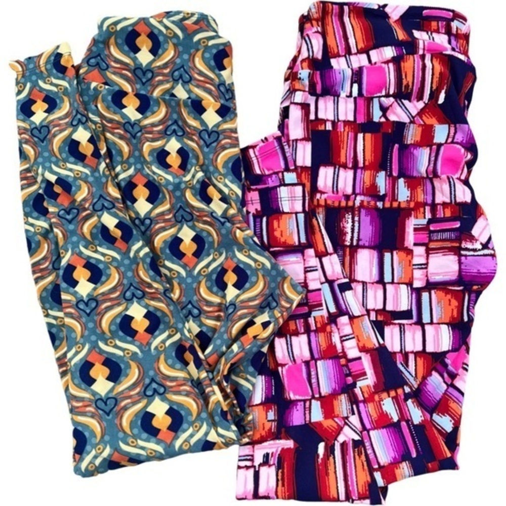 LuLaRoe leggings Tall and curvy 2 pair